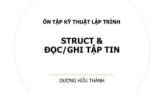 Ôn tập đọcghi tập tin với fstream [upl. by Inasah]