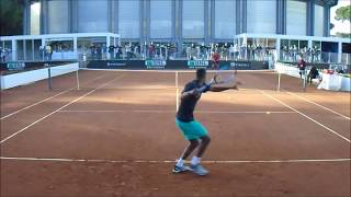 Gael Monfils Practice  Rome 2018  Court Level [upl. by Kendal]