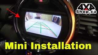 DIY How to Install Backup Reverse Camera For Mini Cooper With NBT Connection [upl. by Gnaoh]