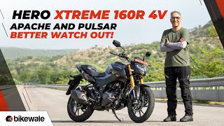 Best 160cc Bike in India To Buy  2023 Hero Xtreme 160R 4V Review  BikeWale [upl. by Aiahc277]