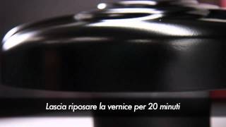 Applicazione vernice con bomboletta  How to use a spraycan [upl. by Hsitirb]