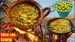 Salsa de Huevo con CIRUELA Amarilla las Recetas de mi Rancho [upl. by Bolton]