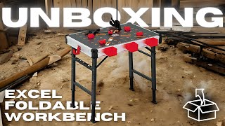 Lets Unbox The Brand New Excel Foldable Workbench  Unboxing amp Assembly [upl. by Halivah]