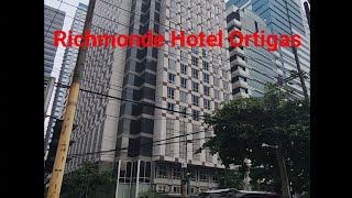 Staycation 2023 Richmonde Hotel Ortigas Day 1  Room Tour [upl. by Yessydo]