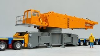 Conrad Liebherr LG  LR 1750 Crane Transport Adaptors Accessory by Cranes Etc TV [upl. by Oibesue]