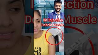 How to give IM injection in Deltoid muscle shorts [upl. by Torres605]