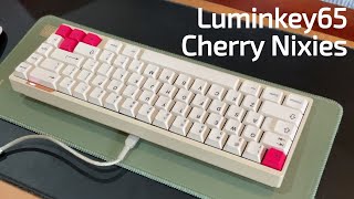 The Sweetest Cherry Switch Nixies Keyboard Sounds [upl. by Oirretno]