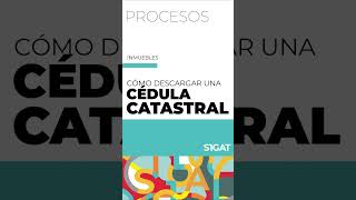 Cómo descargar cedula catastral PRIVADO [upl. by Rutra]