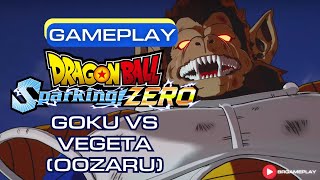 Dragon Ball Sparking Zero  Goku vs Vegeta Oozaru [upl. by Nyrb]