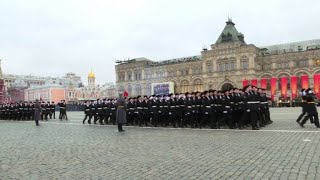 Russia Communist Party marks 100 years since revolution [upl. by Nnaycnan]