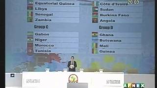 Tirage au sort CAN 2012 Les adversaires de la Côte dIvoire connus [upl. by Vanni88]