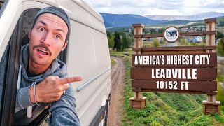 Van Life in Americas Highest City training for the Leadville 100 [upl. by Edualcnaej601]