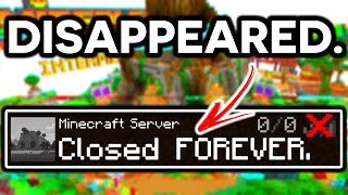 7 Famous Minecraft Servers That DISAPPEARED [upl. by Eynobe]