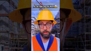 A terrible day at work👷😱 workers work job construction viralvideo shorts [upl. by Akahc196]