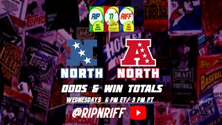 AFC amp NFC North Odds and Win Totals Discussion 🏈 [upl. by Adnwahsat]