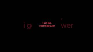 Power  song Lyrics 🎵 [upl. by Anael153]