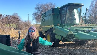 Part 2 Bad to worse It took 3 people and lots of laughter to finally fix the 9400 combine [upl. by Gillette]