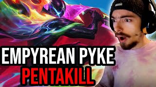 BEST PYKE IN THE WORLD GETS A PENTAKILL WITH NEW SKIN ftManco1lol [upl. by Anirtap268]