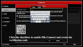 How to enable HikConnect on DVRNVR local GUI and add it to HikConnect APP [upl. by Enelcaj]