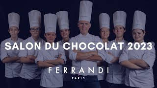 FERRANDI Paris au Salon du Chocolat 🍫✨ [upl. by Aihsar]