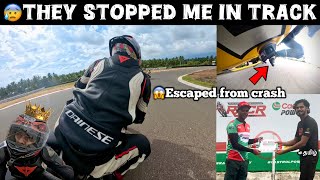 😰Suddenly They stopped me in race track💔😱Escaped from crash  Manjal veeran 😍Iam the best student [upl. by Mikah]