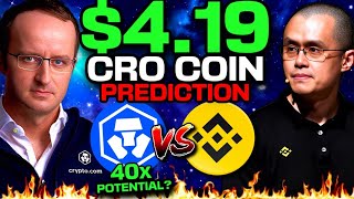 CRO Coin 419 Price Prediction Cryptocom VS Binance CEOs Mistakes CRONOS [upl. by Leuqar82]