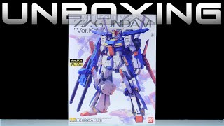 MG ZZ Gundam Ver Ka Unboxing  MOBILE SUIT GUNDAM ZZ [upl. by Losse]