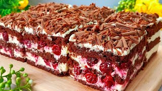 Der leckerste Kirschkuchen der auf der Zunge zergeht 🔝 Top 3 unglaublich leckere Kuchen [upl. by Eleon]