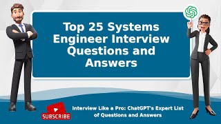 Systems Engineer Interview Questions and Answers  Top 25 [upl. by Thurmond]