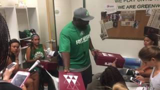 Lebron James Sends Letter amp Team Shoes to 7A State Champs Fort Myers Lady Wave [upl. by Otxilac550]