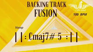 Backing Track Fusion in Cmaj75 Vamp [upl. by Naras]