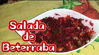 Salada de Beterraba Crua Nutritiva e Deliciosa Receita Fácil e Rápida [upl. by Enalda690]