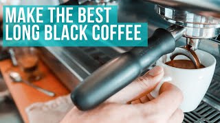 How to Make a Long Black Coffee Our Special Method [upl. by Airotkciv]