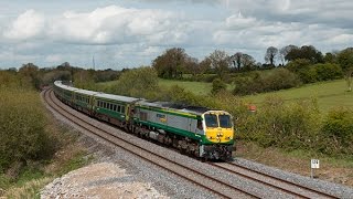 219 amp MK4s on 1300 HeustonCork south of Charleville 09May15 [upl. by Ahsiemak]