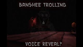 Banshee Gorilla Tag Trolling GREAT REACTIONS  VOICE REVEAL 😳 [upl. by Lesnah177]