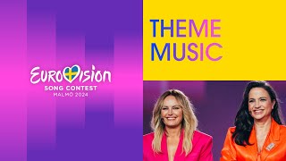 Eurovision Song Contest  Malmö 2024 Theme Music 🇸🇪  unitedbymusic [upl. by Ettezil]