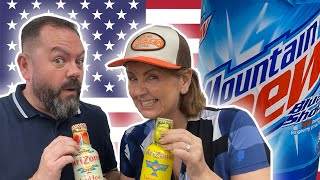 BRITS Try AMERICAN DRINKS For the FIRST TIME [upl. by Akemat444]