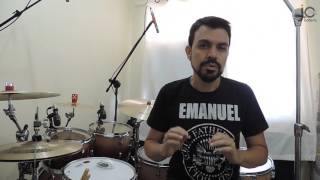 Vídeo Aula de Bateria 6  JC Batera  Levada Linear Semicolcheia [upl. by Arahd148]