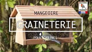 Une mangeoire pour oiseaux pour graines simple et attirante  la Graineterie  Natures Market [upl. by Latreece]