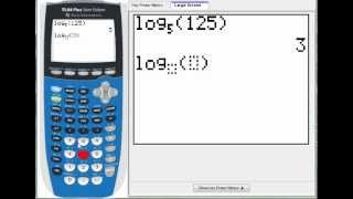 Any Base Logarithm on a TI84 Plus [upl. by Sivert]