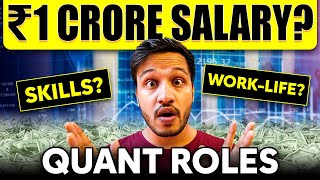 What are Quant Roles  1 Crore Fresher Salary   Skills  Work  Career Path  HFTs [upl. by Durante]