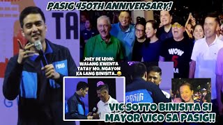 VIC SOTTO BINISITA SI MAYOR VICO SA PASIG CITY KASAMA ANG TVJ SA 450TH ANNIVERSARY NG PASIG [upl. by Corkhill502]