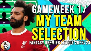 🔥FPL Gameweek 17 Team Selection Key Player Picks Captaincy Strategies and Winning Transfers🔥 [upl. by Heather673]