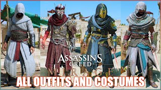 Assassins Creed Mirage All Outfits and Costumes Unlocked [upl. by Forland]