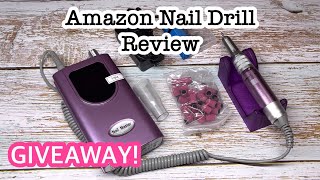 AMAZON EFILE REVIEW  Delanie Electric Nail Drill Machine  Electric Nail File [upl. by Ladnar]