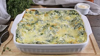 LASAGNA RICOTTA E SPINACI il primo piatto facile veloce vegetariano per Pasqua La cucina di Rita [upl. by Melas912]