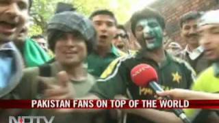 Pakistan fans on top of the world [upl. by Elle]