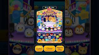 Tsum Tsum 10th Anniversary All Cards Cleared [upl. by Noroj565]