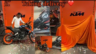 Taking Delivery Of DUKE 250  2024 KTM DUKE 250 [upl. by Legna179]