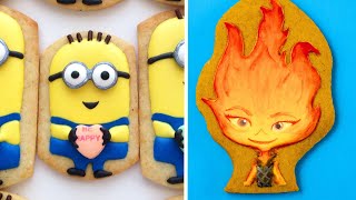 Fictional Characters Cookies Decorated With Royal Icing Satisfying Cookie Decorating [upl. by Ednil]